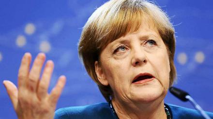 Bundeskanzlerin Angela Merkel (CDU) will keine Kehrtwende in der Klimapolitik erkennen. Aber die Schiefergasrevolution in den USA habe die Rahmenbedingungen verändert, argumentierte sie in Brüssel. 
