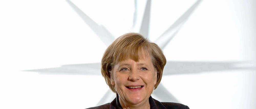 Selbst Gysi bezaubert: Bundeskanzlerin Angela Merkel.