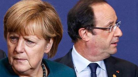 Auch Frankreichs Staatschef Francois Hollande weiß, dass die Europapolitik in den kommenden Jahren wesentlich von Angela Merkel abhängt.