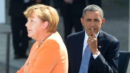 Bundeskanzlerin Angela Merkel (CDU) und US-Präsident Barack Obama: Die Aufklärung im NSA-Skandal wird schwierig.