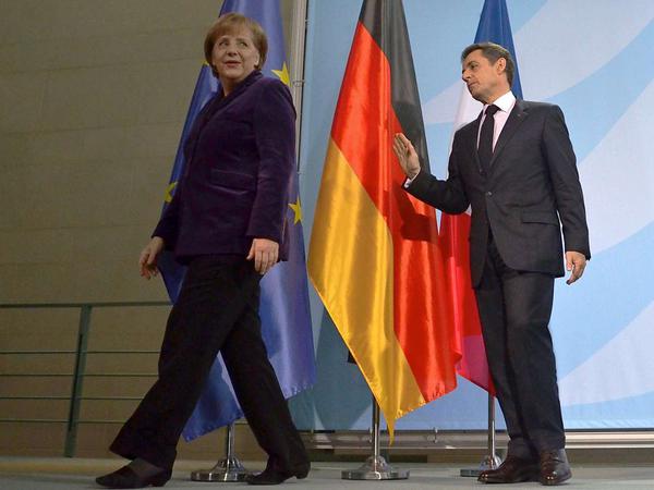Viel zu besprechen: Angela Merkel und Nicolas Sarkozy.