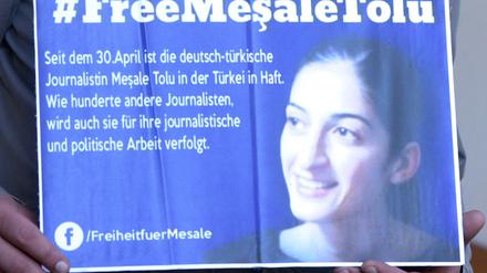 Die Journalistin Mesale Tolu Corlu ist seit Ende April in der Türkei in Haft.