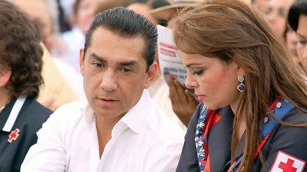 Der Ex-Bürgermeister von Iguala, José Luis Abarca, und seine Frau María de los Ángeles Pineda wurden verhaftet.