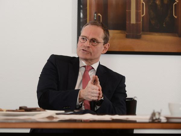 Michael Müller, Regierender Bürgermeister von Berlin, plädiert für die Abschaffung von Hartz IV