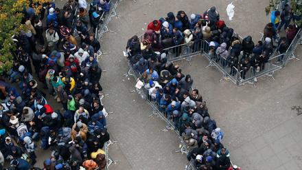Bitte warten Sie! Das Behördenversagen während der Flüchtlingskrise 2015 ist unvergessen. Das Foto zeigt die Warteschlange vorm Berliner Lageso.