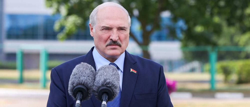 Umstrittener Wahlsieger: Alexander Lukaschenko 