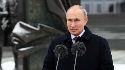 Russlands Präsident Wladimir Putin sieht im Fall Nawalny eine Kampagne gegen Russland.