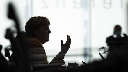 In Sorge vor den Mutanten - Angela Merkel