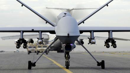 Eine bewaffnete Drohne der US-Luftwaffe.
