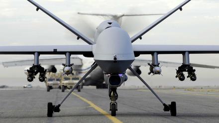 Auch das US-Militär setzt auf Drohnen. Hier eine bewaffnete Typ MQ-9A Reaper der U.S. Air Force. 