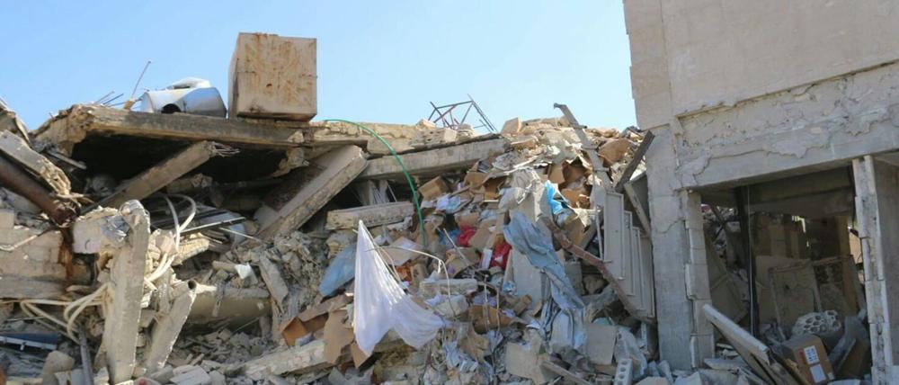 Am 15. Februar zerstörten Bomben in Syrien ein Krankenhaus der Hilfsorganisation "Ärzte ohne Grenzen". 