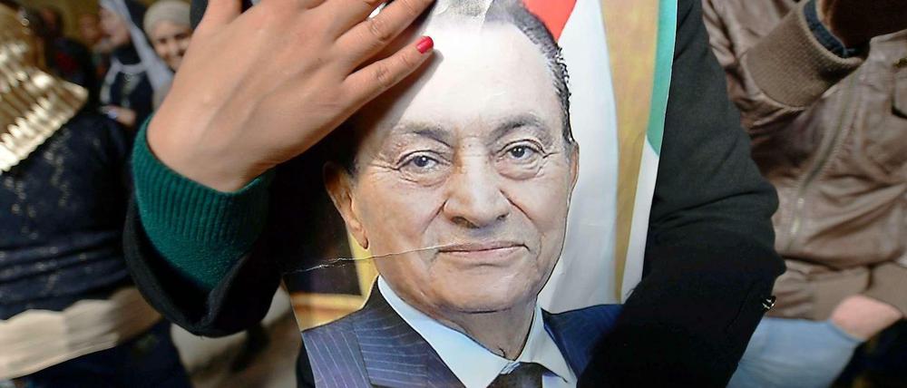 Ägyptens Ex-Präsident Mubarak.