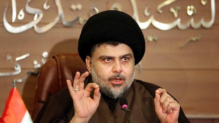 Muktada al Sadr kann nicht selbst Premier werden, da er nicht kandidiert hatte.
