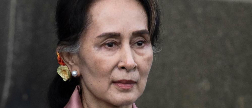 Myanmars entmachtete Regierungschefin Aung San Suu Kyi