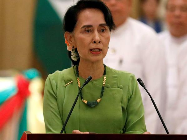 Auch die Regierungschefin von Myanmar, Aung San Suu Kyi, steht in der Kritik.
