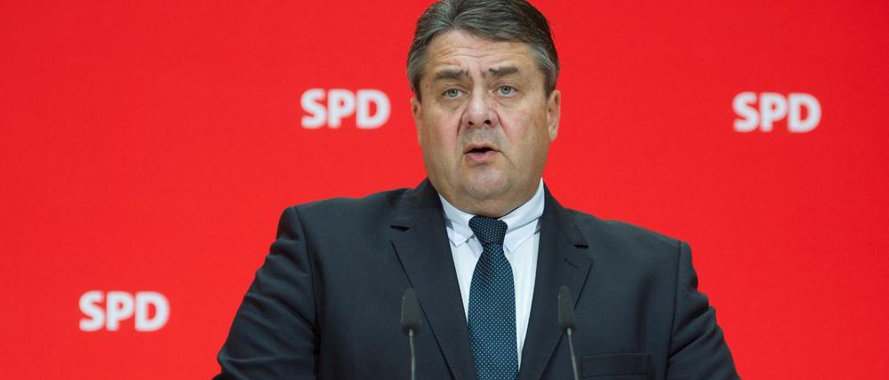 Der SPD-Vorsitzende und Bundeswirtschaftsminister Sigmar Gabriel. 