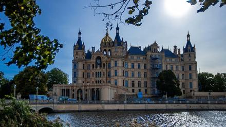 Das Schweriner Schloss, Sitz des Landtags von Mecklenburg-Vorpommern