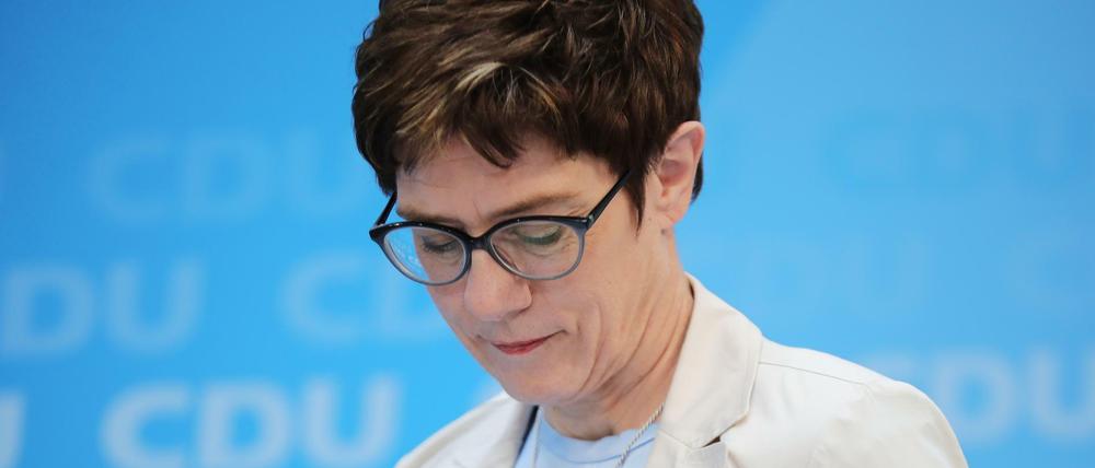 Annegret Kramp-Karrenbauer, CDU-Vorsitzende (Archiv). 