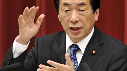 Japans Premierminister Naoto Kan will sparen, Geld einnehmen und dann richtig investieren.