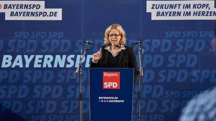 gVor der Niederlage: Umfragen sagen für die bayerische SPD-Spitzenkandidatin Natascha Kohnen kein gutes Wahlergebnis voraus.