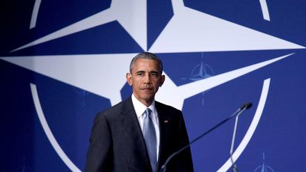 US-Präsident Barack Obama beim Nato-Gipfel in Warschau.