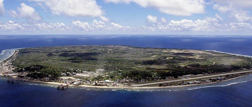 Auf der Insel Nauru leben rund 10000 Einheimische. Australiens Regierung lässt dort zudem hunderte Bootsflüchtlinge internieren.