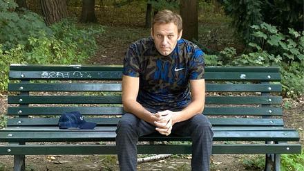 Dieses Foto von sich veröffentlichte Alexej Nawalny am 23. September.