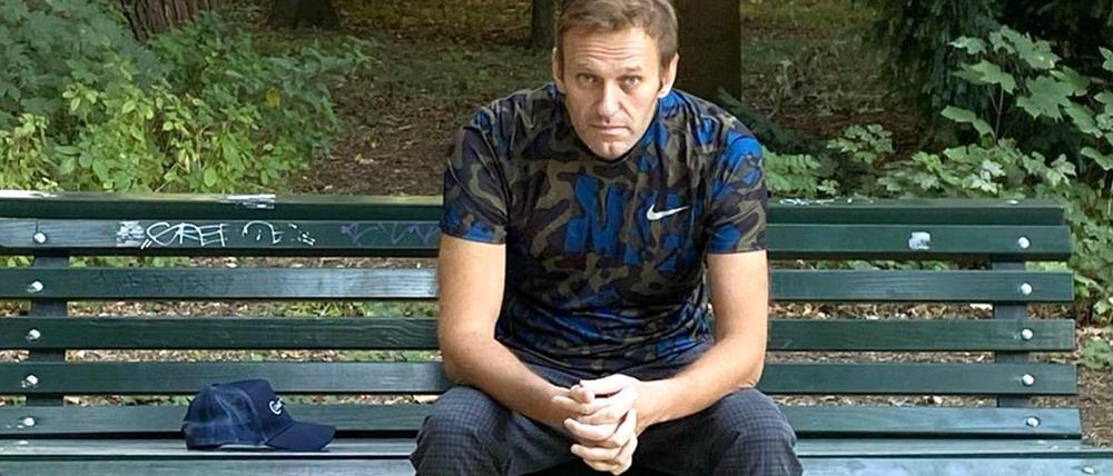 Dieses Foto von sich veröffentlichte Alexej Nawalny am 23. September.
