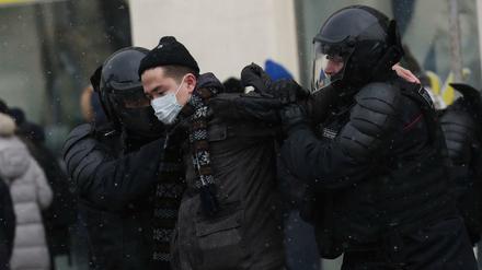 Noch nie sind in Russland so viele Menschen verhaftet worden: mehr als 5000 Menschen.