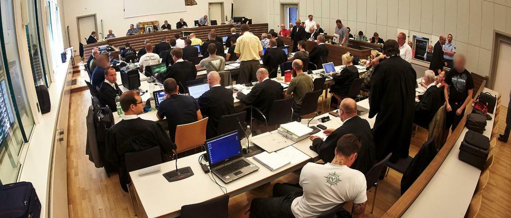 300 Verhandlungstage dauerte der Prozess gegen Mitglieder des "Aktionsbüro Mittelrhein" in Koblenz (hier ein Archivbild von 2015). 