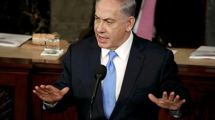 Benjamin Netanjahu sprach vor dem US-Kongress in Washington.