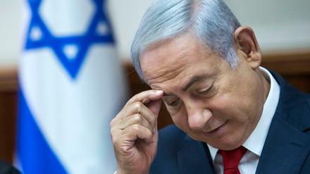 In Bedrängnis. Israels Regierungschef Netanjahu muss sich vermutlich vor Gericht verantworten müssen.