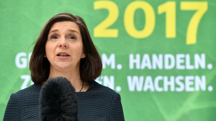 Katrin Göring-Eckardt reagierte etwas abschätzig auf die SPD-Nominierung von Martin Schulz zum Kanzlerkandidaten.