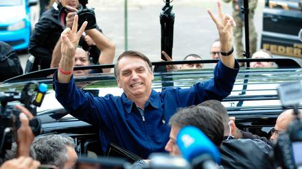Der Rechtsextreme Jair Bolsonaro erreichte in der ersten Runde der Präsidentschaftswahlen 46 Prozent der Stimmen.