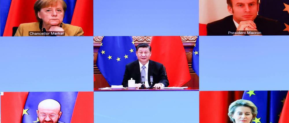 Mehrere gegen einen - dennoch hat die EU das Investitionsabkommen mit China schlecht verhandelt. 