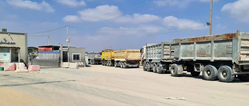 Der Kerem Shalom Grenzübergang zwischen dem Gazastreifen und Israel war kurzzeitig geschlossen.