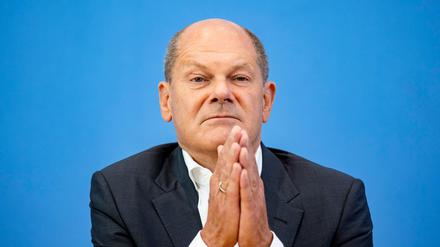 Der Bundeskanzler Olaf Scholz (SPD).