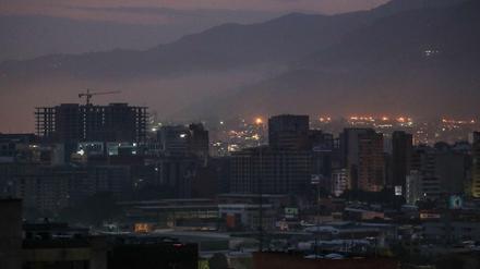 Stromausfall in der Hauptstadt Caracas.