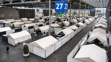 Flüchtlingsunterkunft für 1152 Personen in Hannover.