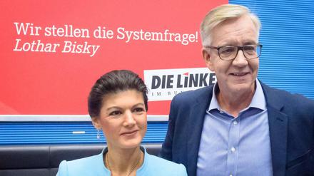 Sahra Wagenknecht, die gemeinsam mit Dietmar Bartsch die Linken-Fraktion bis 2019 führte - hier ein Archivbild -, kandidiert wieder für den Bundestag. 