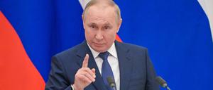 Wladimir Putin macht keinen Hehl daraus, dass er die Krim als Teil Russlands sieht.