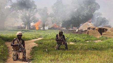 Gemeinsam mit Soldaten aus mehreren anderen westafrikanischen Ländern geht das nigerianische Militär gegen die islamistische Boko Haram vor. 