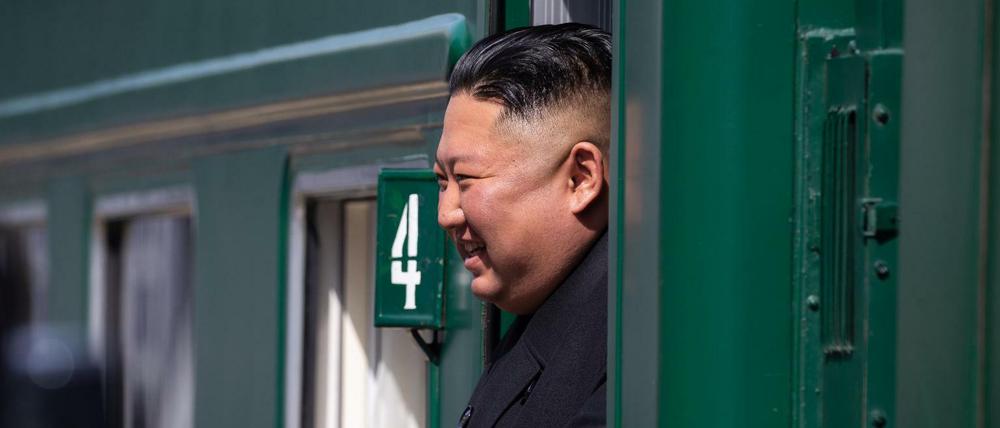 Der nordkoreanische Machthaber Kim Jong Un verlässt Wladiwostok.