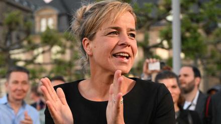 Kann sich über ein Rekordergebnis ihrer Partei in NRW freuen: Die Landesvorsitzende der Grünen Mona Neubaur. 
