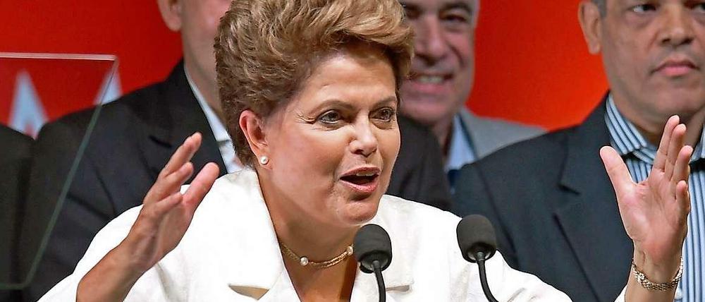 Wahlsiegerin Dilma Rousseff.