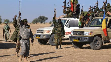 Diese Kämpfer aus dem Tschad konnten der Terrormiliz Boko Haram eine Niederlage zufügen.