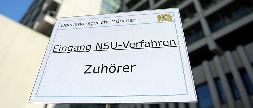 Der NSU-Prozess am Oberlandesgericht München.