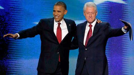 Ex-Präsident Bill Clinton leistet Wahlkampfhilfe für Amtsinhaber Barack Obama.