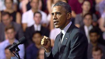US-Präsident Barack Obama in Brisbane, Australien.
