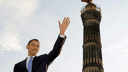 Zuletzt war Barack Obama 2008 im Wahlkampf in Berlin.